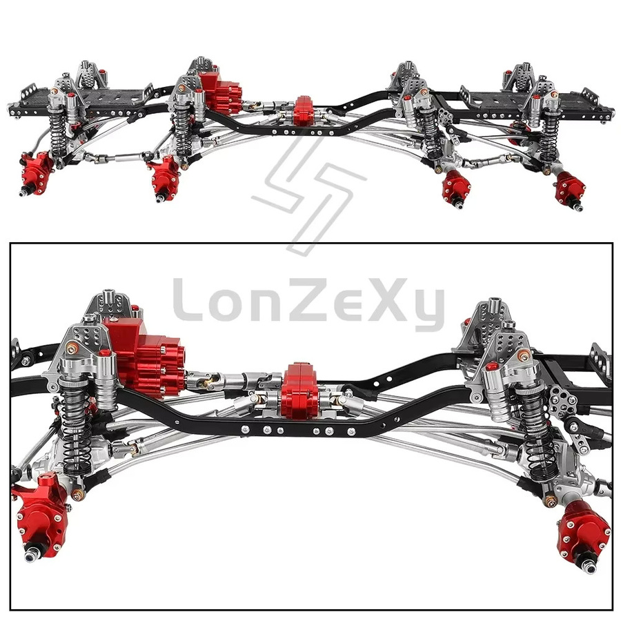 Axial RC Auto Chassis Rahmen, Metall, 1:10 - Bild 3