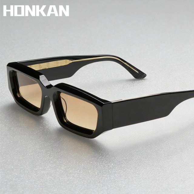 HONKAN.WZ Sonnenbrille, Vollrand, Acetat, Schwarz, Unisex - Bild 1
