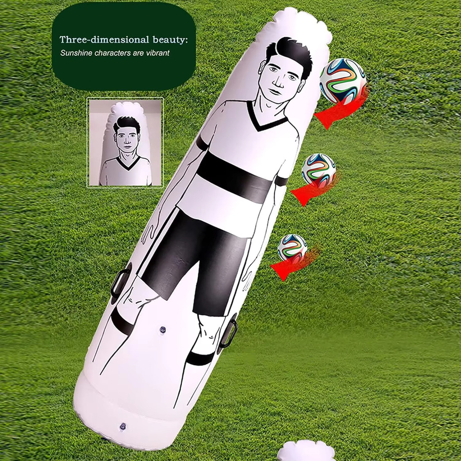 Ninth World Aufblasbarer Fußball-Schnuller, Trainingsschnuller, 175 cm - Bild 3
