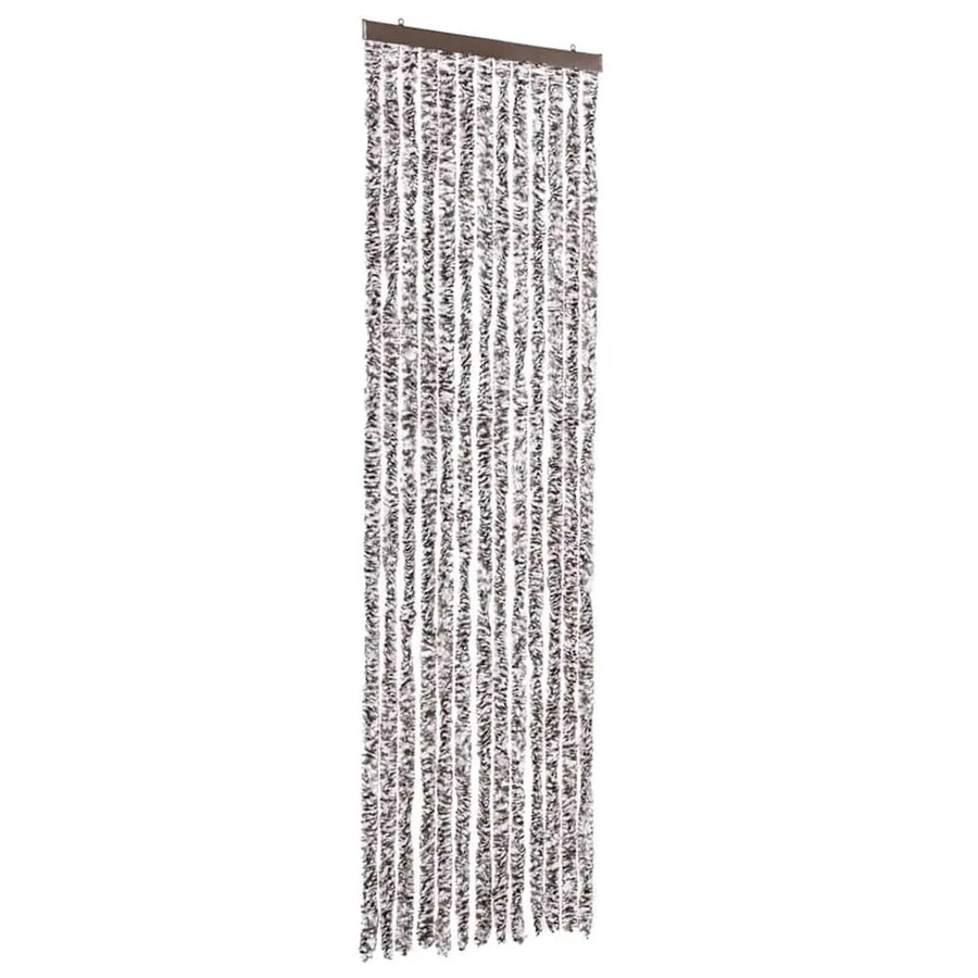 vidaXL Insektenschutz-Vorhang aus Chenille in Braun und Beige, B: 56 cm, H: 200 cm - Bild 2
