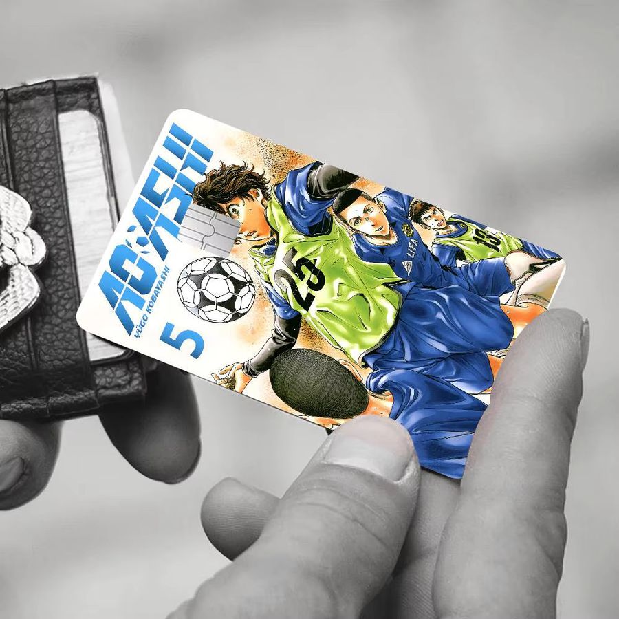 Ao Ashi Anime Aufkleber Set für Kreditkarten und Buspässe wasserfest zur Dekoration und Sammlung - Bild 2