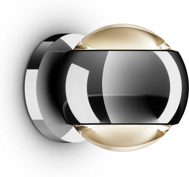 Occhio io verticale LED-Wandleuchte in Dark Chrome mit warmweißem Licht (2700K) - Bild 1