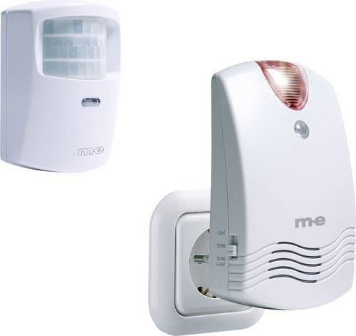 M-e modern-electronics Durchgangsmelder DGF-100 mit Bewegungsmelder und WiFi in Weiß - Bild 1