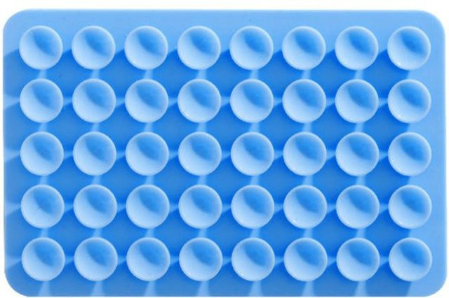 GreenYard Doppelseitiges Silikon-Saugnapfpad für die Handyhalterung, selbstklebendes Pad aus Silikonkautschuk, Blau - Bild 1