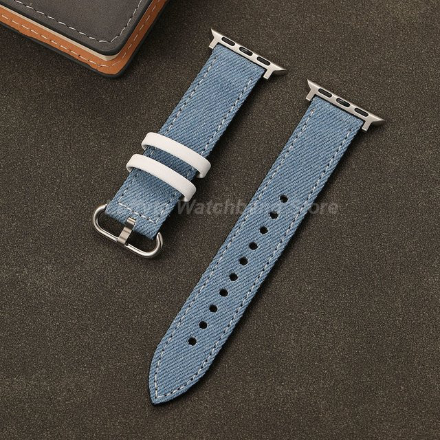 luffyte Uhrenarmband Denim Canvas, Unisex - Bild 1
