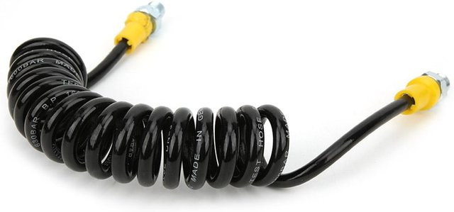 CosyHome Flexibler Spiralschlauch in Schwarz, 1,5 m Länge, hochdruckbeständig bis 63 MPa für 30 MPa Luftkompressorpumpen - Bild 1