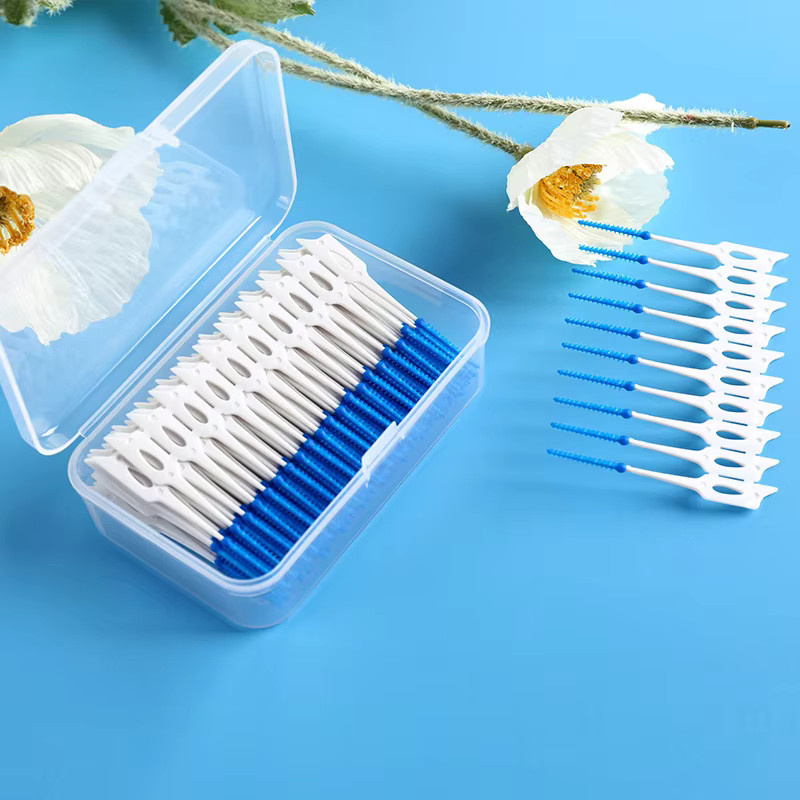 HDSAL Interdentalbürsten Silikon, 200 Stück, Super Weich - Bild 2