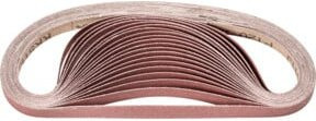 PFERD Korund Schleifband BA A120 für universelle Anwendung mit Bandschleifern, Farbe: Braun, B: 52 mm, L: 520 mm - Bild 1