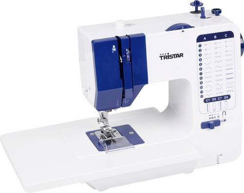 Tristar Freiarmnähmaschine SM-6005 mit LED-Licht und Anschiebetisch in Weiß - Bild 1