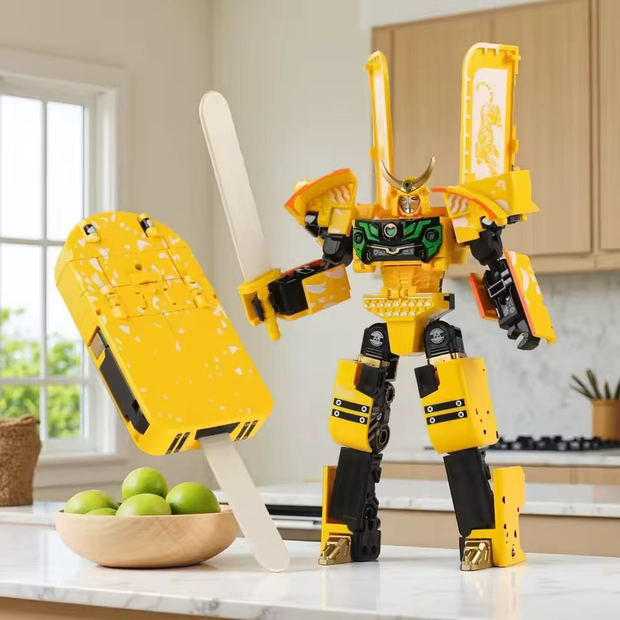 Potdemiel 2-in-1 Eiscreme-Transformationsroboter, Mecha, Lernspielzeug - Bild 3