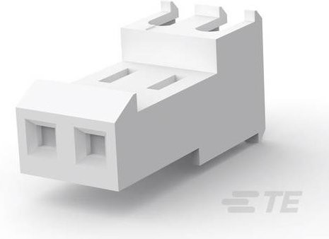 TE Connectivity Buchsengehäuse-Kabel 3-640602-2 in Weiß - Bild 1