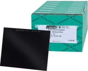 Schweißerschutzglas JAS DIN 10 in Schwarz, B: 9 cm x H: 11 cm - Bild 1