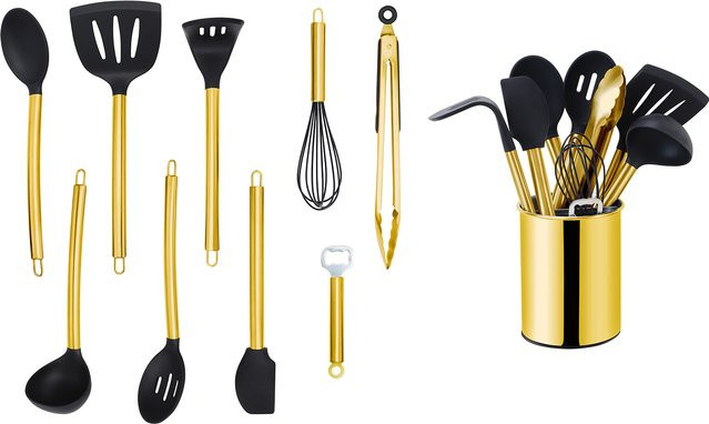 ECHTWERK Küchenhelfer Set in Gold, 10-teilig - Bild 1