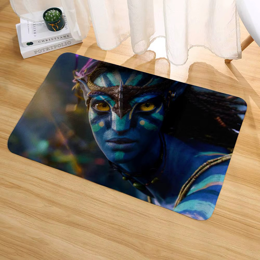 A-Avatar Flanell-Fußmatte mit Muster für Badezimmer, Küche und Eingangsbereich - Bild 5