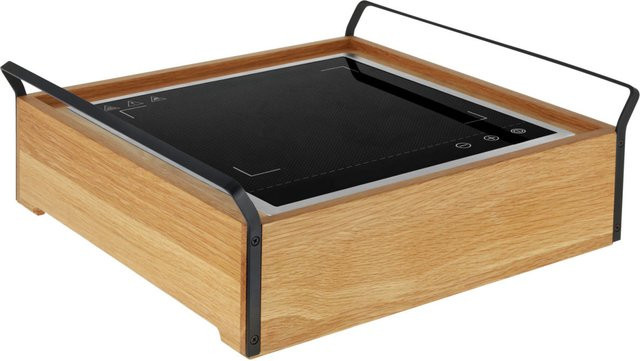 VEGA Buffetwärmer Esino GN 2/3 mit Warmhalteplatte, elektrisch, braun/schwarz, B/T/H: 44,6 x 44,6 x 12,5 cm - Bild 1