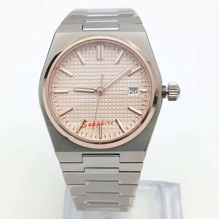 Chrina Armbanduhr Automatik, Edelstahl, Roségold, 40 mm, Herren - Bild 2