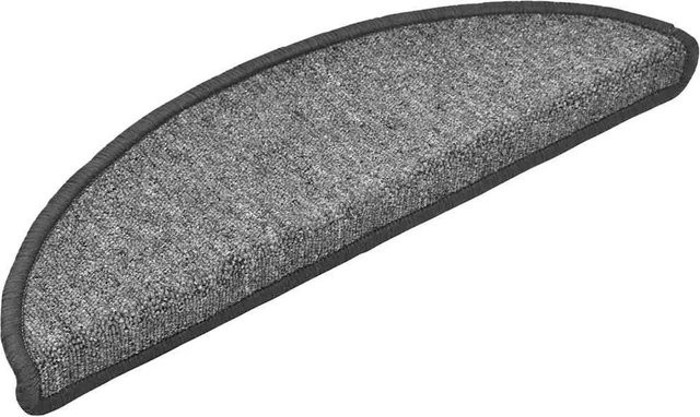 vidaXL Stufenmatten 30 Stück Dunkelgrau Halbrund aus Polypropylen B/B/H: 56 x 17 x 3 cm - Bild 1