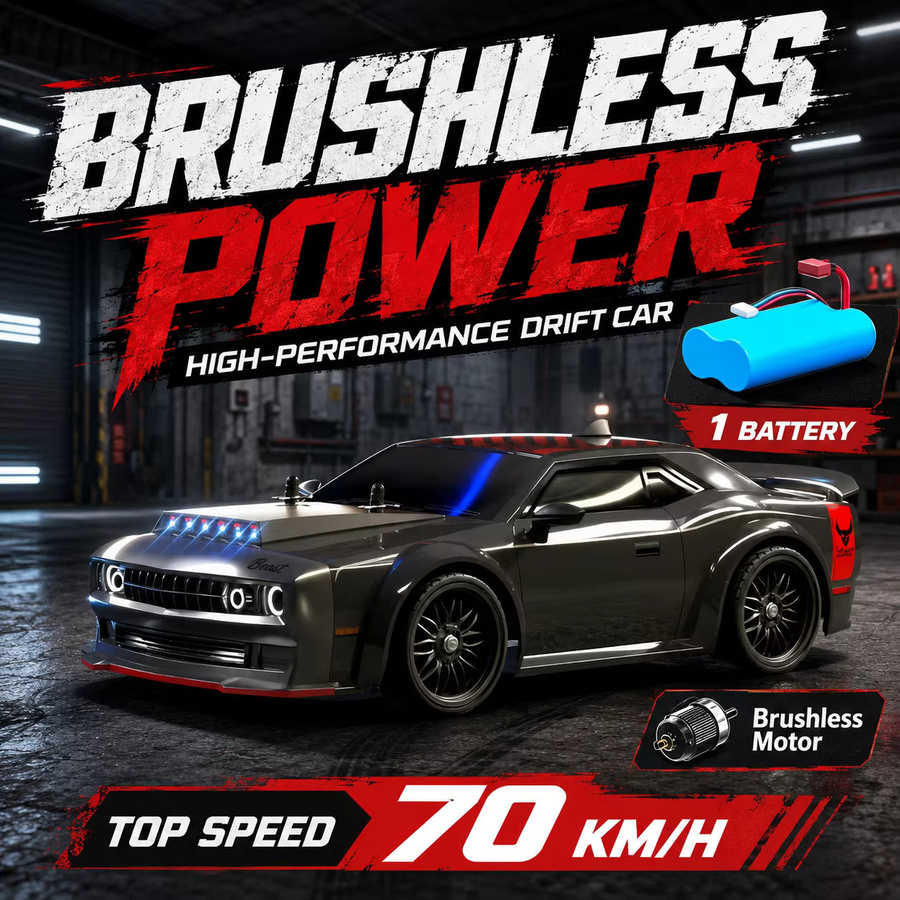 ZNLYRION SG216MAX PRO RC-Driftauto, 1:16, ferngesteuert, mit LED-Lichtern - Bild 2