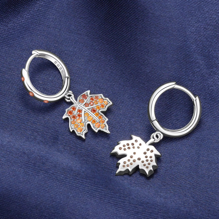 PANPOKI Ohrringe, 925 Silber, Zirkonia, Damen - Bild 2
