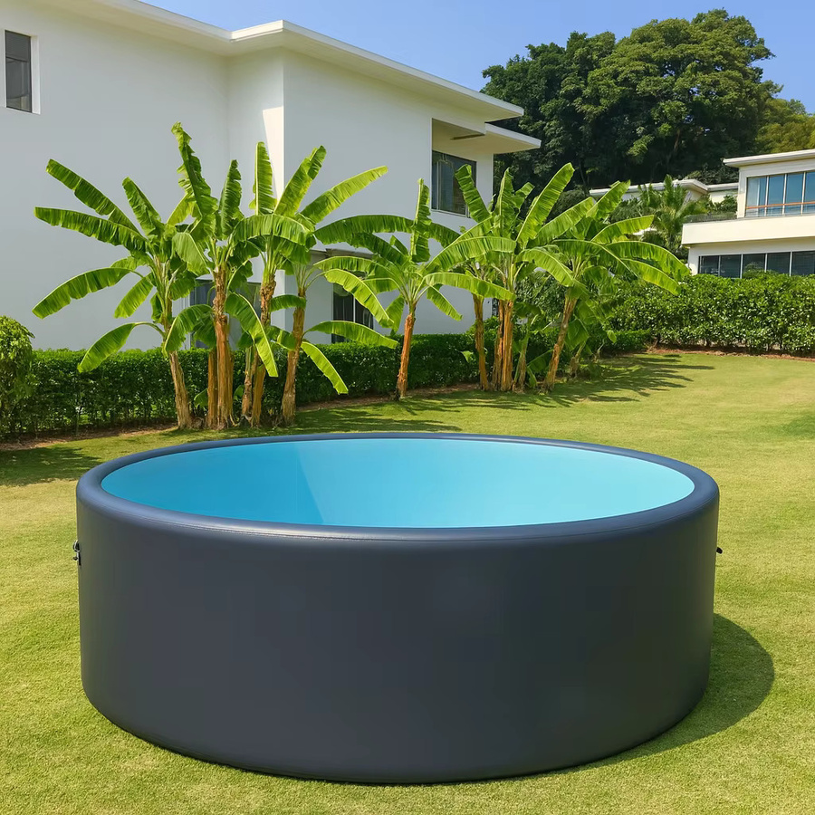 3M Runder aufblasbarer Drop-Stitch Spa-Pool aus langlebigem PVC für Kinder - Bild 2