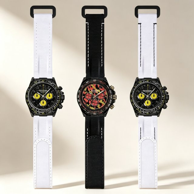 Uhrenarmband Nylongewebe, Textil/NATO, 20 mm, Unisex - Bild 1
