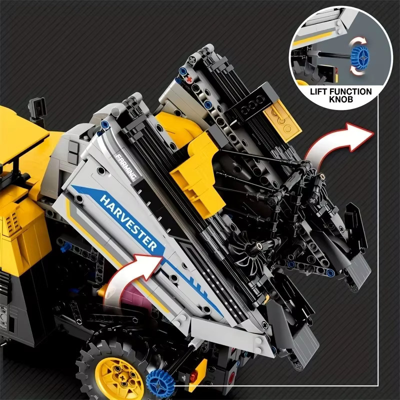 AMAZINGBLOKS Traubenerntemaschine, Bausteine, RC Auto, 2208 Teile - Bild 4
