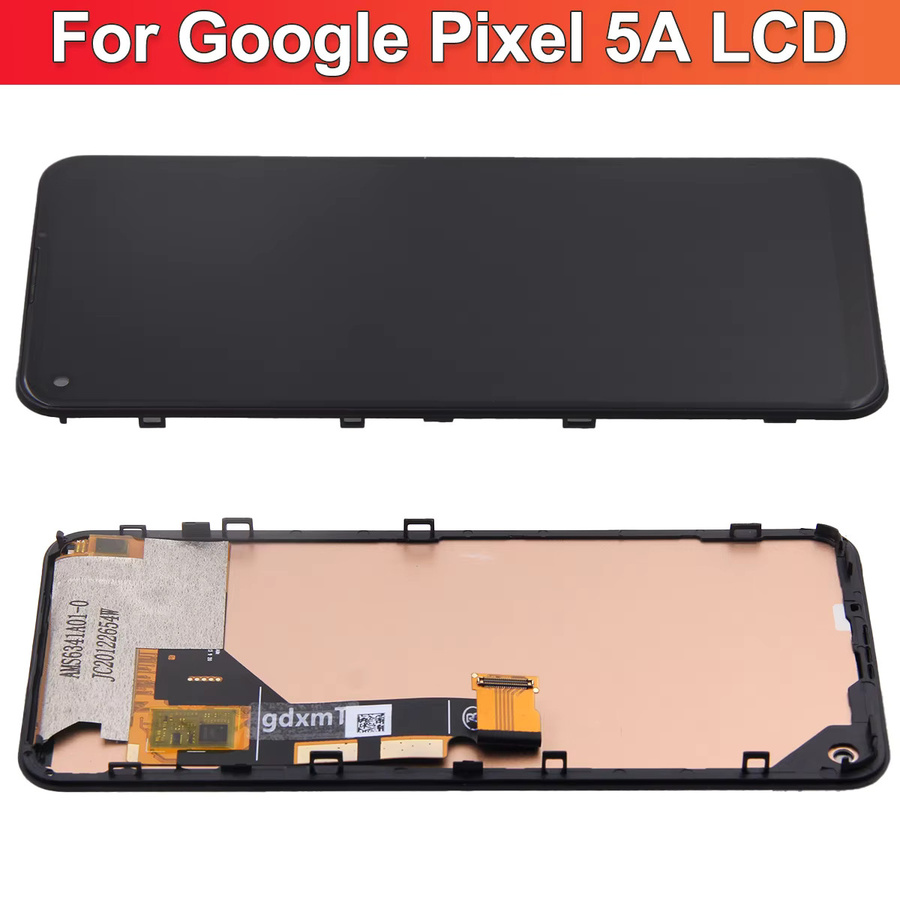 TFT LCD Display Touchscreen Digitizer Montage Ersatz für Google Pixel 5A 5G in Schwarz - Bild 5