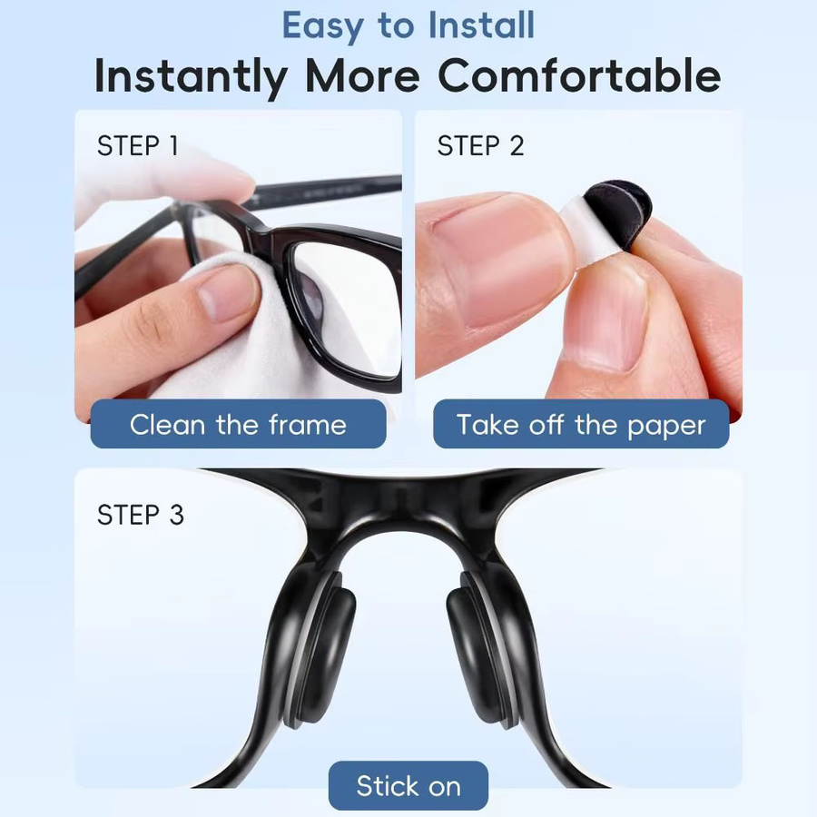 Ray-Ban Nasenpads Silikon, Weiß, 4 Paar - Bild 5
