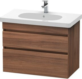Duravit Waschtischunterschrank DuraStyle in Nussbaum Natur, wandhängend, B: 80 cm, T: 45,3 cm, H: 61 cm - Bild 1