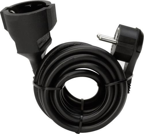 Kopp Strom Verlängerungskabel Schwarz 5,00 m H05VV-F 3G 1,5mm² - Bild 1