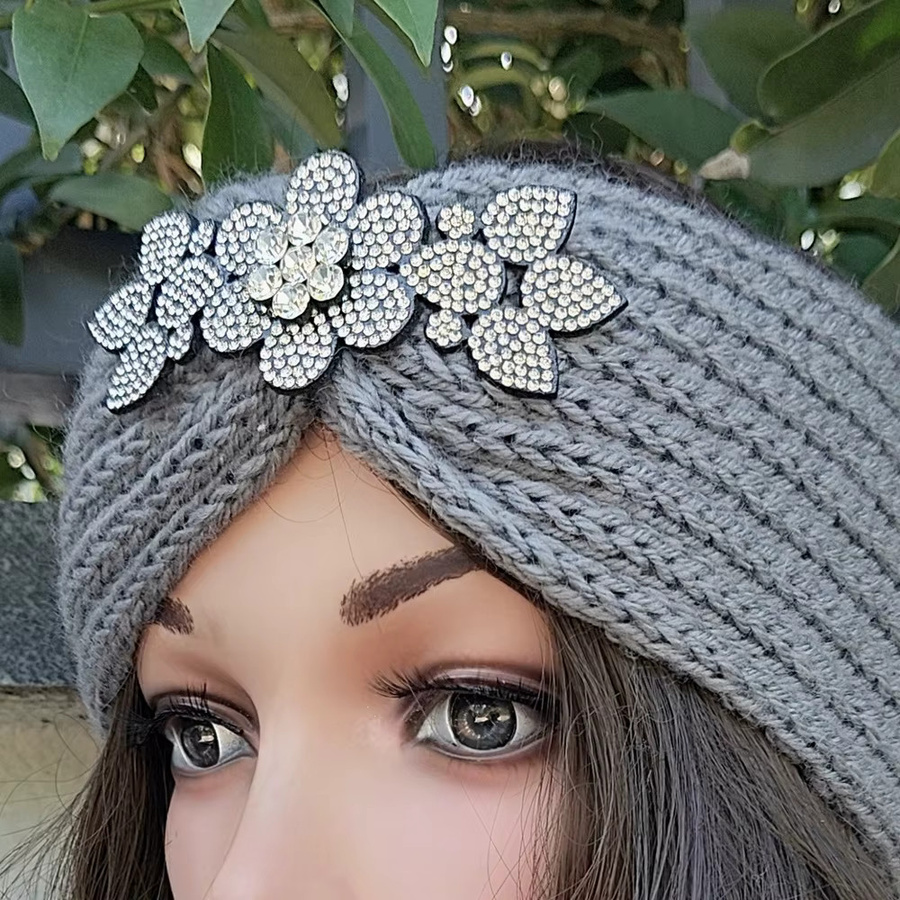 KBAP Stirnband, Strass, gestrickt, Damen, Mädchen - Bild 4