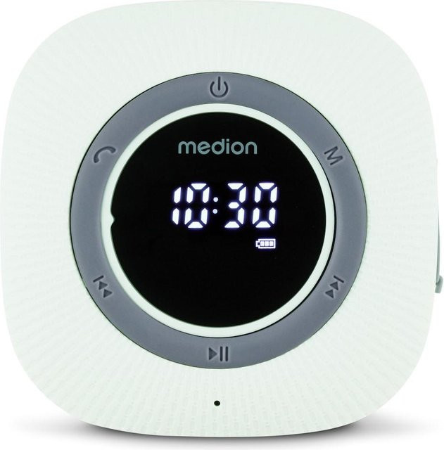 Medion LIFE S66884 Duschradio in Grün mit Bluetooth und FM-Radio, IPX6 wasserfest - Bild 1