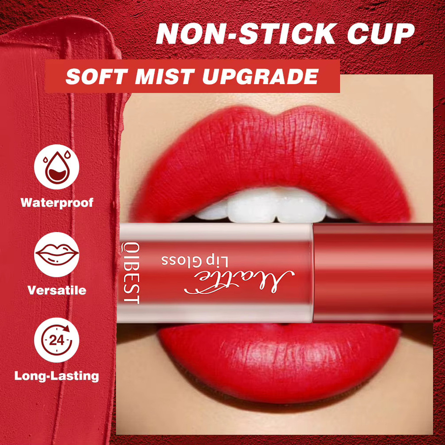 QIBEST Lippenstift, Nude, Matt, Damen - Bild 2