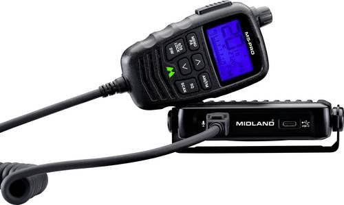 Midland M5-Pro C1664 CB-Funkgerät in Schwarz - Bild 1