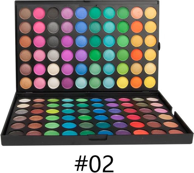 GlowEssence Lidschattenpalette, 120 Farben, Matt & Schimmer, Unisex - Bild 1