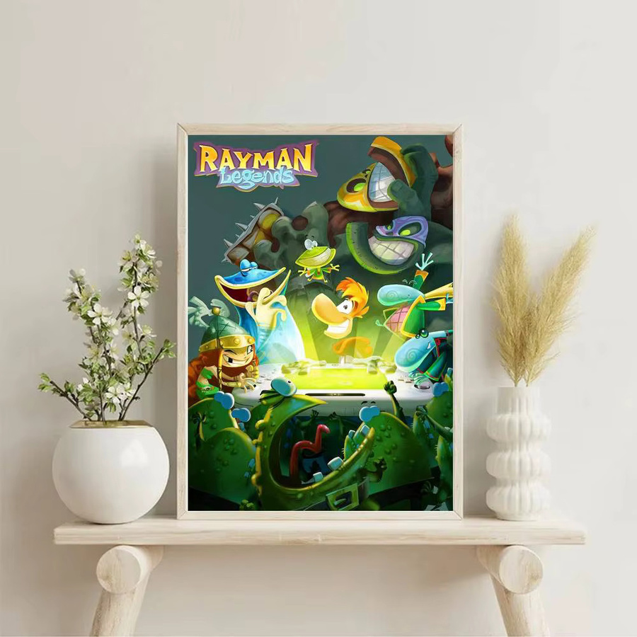 Rayman Legends Poster von Bilibili, selbstklebend und wasserfest, mehrfarbig, rechteckig - Bild 5