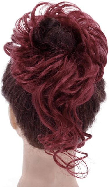 MERISIHAIR Haarknoten-Extensions, synthetisch, lockig, Damen - Bild 1
