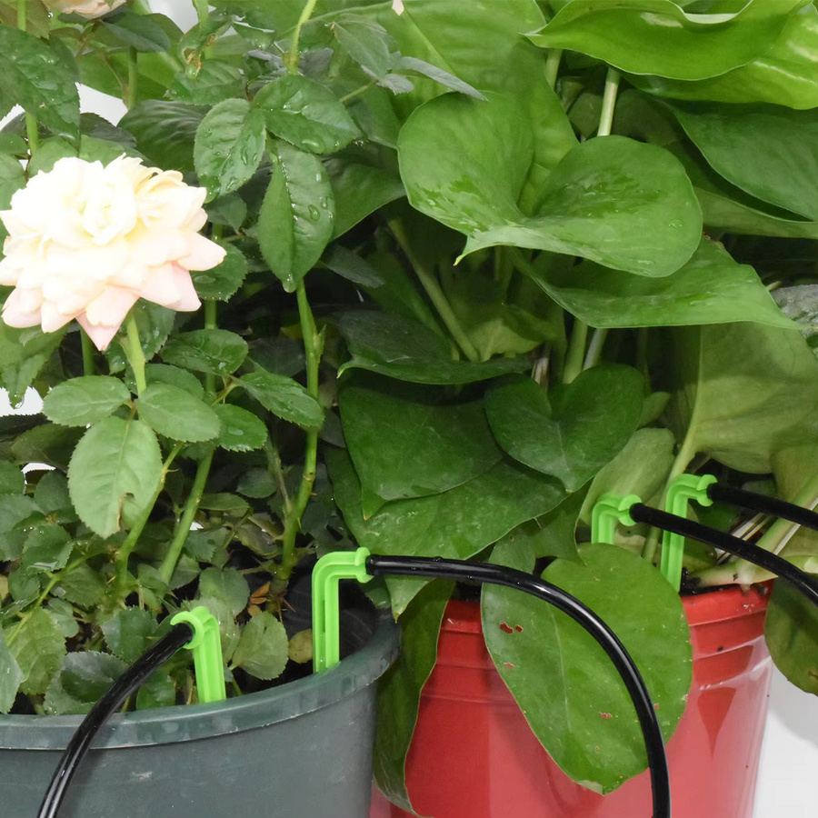 KESLA Automatisches Garten-Tropfbewässerungsset mit 4-Wege-System und Schläuchen für Topfpflanzen, Gemüse, Bonsai und Gewächshäuser - Bild 6