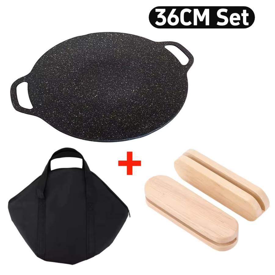 Alloet Antihaftbeschichtete Rundbackform aus Keramik in Schwarz, Durchmesser: 36,0 cm - Bild 4