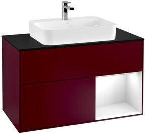 V&B Waschtischunterschrank Finion 100 Wandbeleuchtung in lackierter Ausführung B/T/H: 100 x 50,1 x 50,1 cm - Bild 1