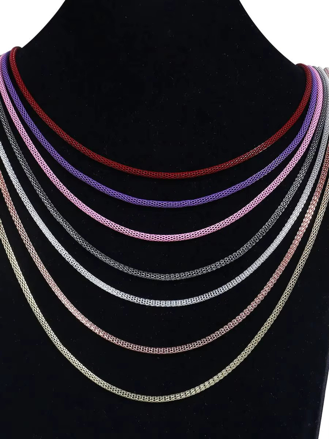 louleur Gliederkette Eisen, bunt, 3,2 mm, 1,2 m - Bild 4
