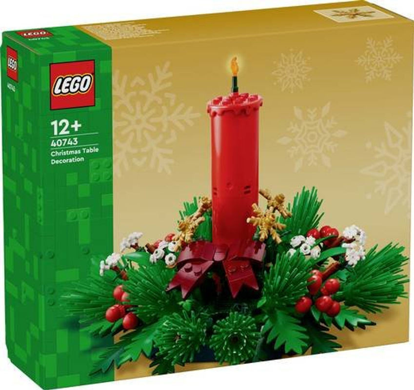 LEGO ICONS 40743 Weihnachtsgesteck Dekoration in Rot, Grün und Gold - Bild 1
