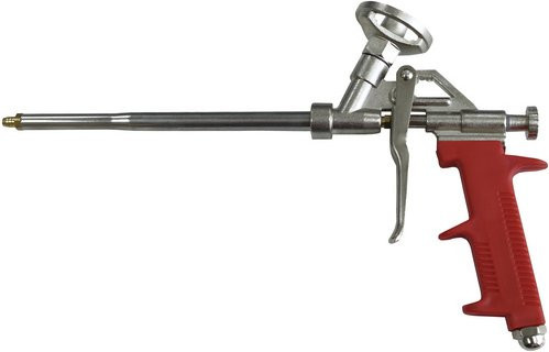 CON:P PU-Schaum-Pistole aus Metall in Rot/Silber für alle gängigen PU-Schäume - Bild 1