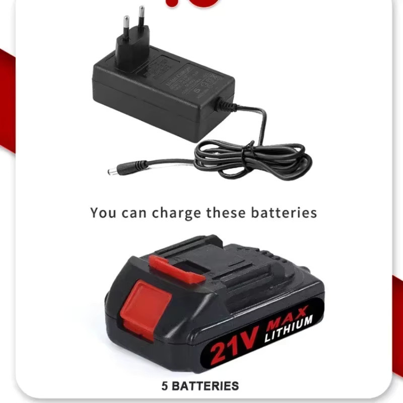 Makita Ersatzakku 21 V Lithium-Ionen-Akku in Schwarz - Bild 4