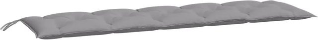 vidaXL Gartenbank-Auflagen 2er-Set Grau aus wasserabweisendem Oxford-Gewebe B/T/H: 180 x 50 x 7 cm - Bild 1