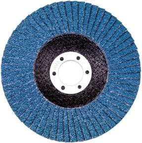 Metabo Lamellenschleifteller Novoflex aus Zirkonkorund für Winkelschleifer, Durchmesser: 125 mm, Körnung: P 80, Farbe: Blau - Bild 1