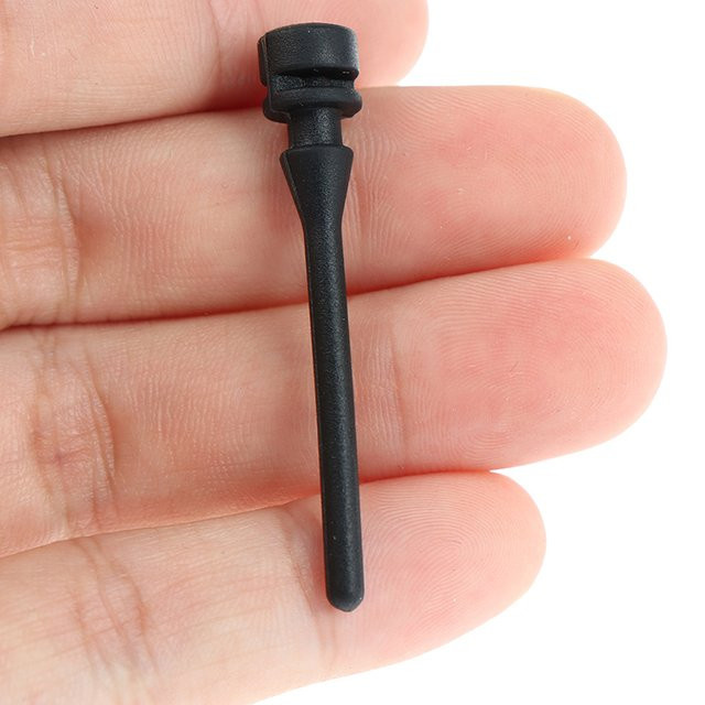 20 Stück Silikon-Schraubnieten in Schwarz mit Gummidämpfung zur Vibrations- und Geräuschreduzierung für PC-Lüfter aus Nylon und Kunststoff - Bild 1