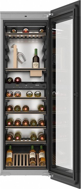 Miele KWT 6722 iGS Einbau-Weintemperierschrank in Schwarz - Bild 1