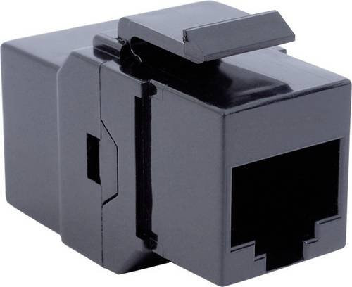 Bachmann 940.112 Modular Keystone Kupplung CAT 6a Ethernet LAN in Schwarz - Bild 1