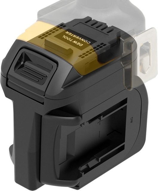 DeWalt DW20DW 2-in-1 Akku-Adapter für 20 V Li-Ionen-Akkus, 2er Packung - Bild 1